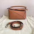 Loewe Puzzle Small Tan 2020 no studs