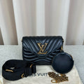 LV New Wave Multi Pochette Black & Gold Bag