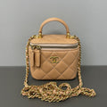 Chanel Beige Mini Vanity
