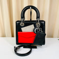 Dior Limited Edition Lady Dior Pocket Panel Shoulder Bag 24cm