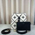 LV NeoNoe Embroidered Full Bucket Chip Version 25cm