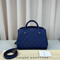 Louis Vuitton Montaigne BB Blue Handbag 18.5cm