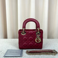 Christian Dior Lady Dior Mini Burgundy