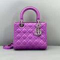 Dior Medium Lady Dior Purple Cannage