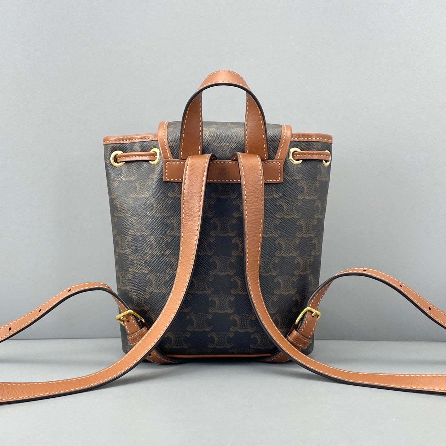 Celine Triomphe Mini Bucket Backpack