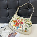 Gucci Jackie 1961 Large Flora Print Canvas