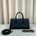 LV Onthego Horizontal Small Black Bag