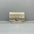 Dior Promenade Silver Metallic Calfskin Silver‑Tone Hardware
