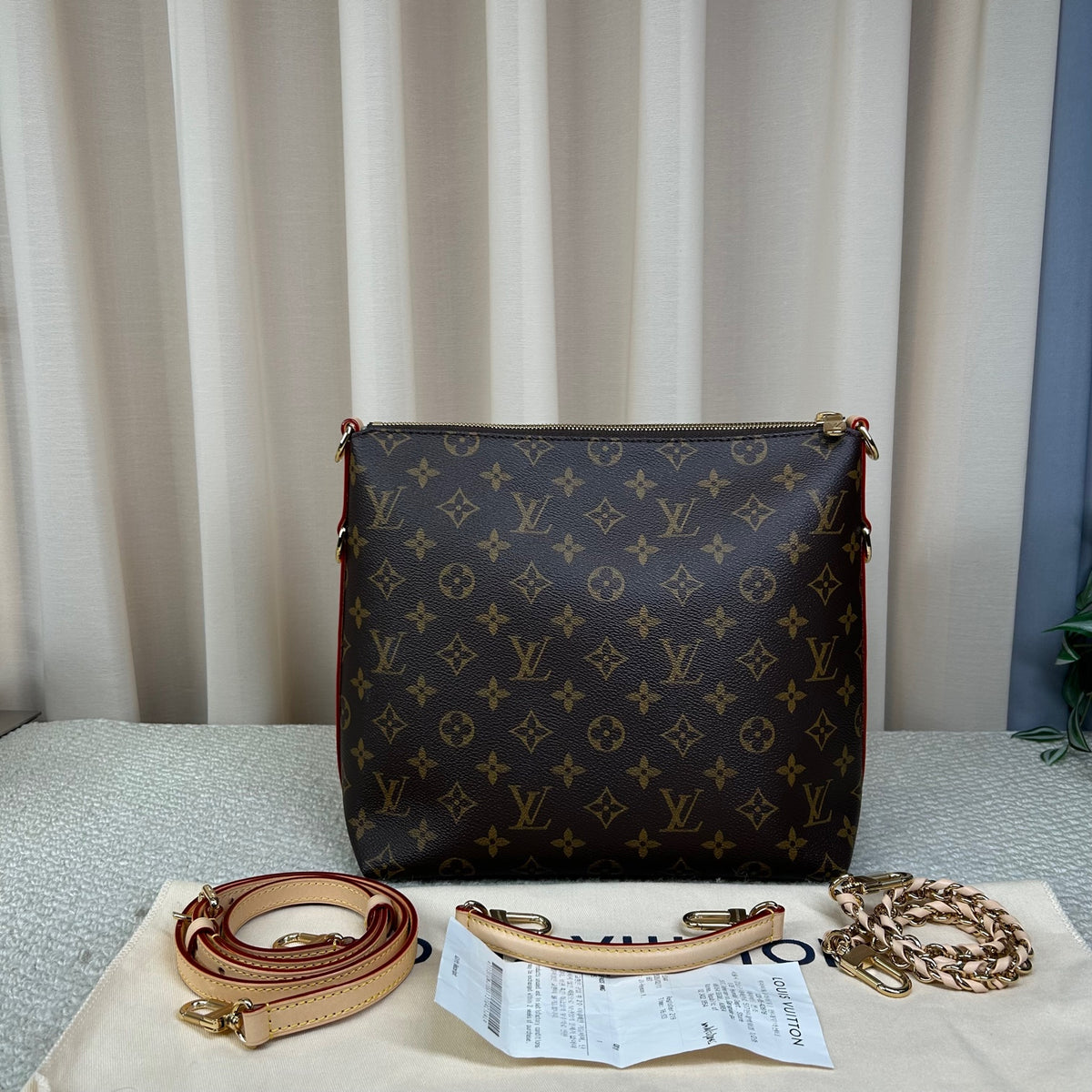 LV Multipass Monogram Chain Bag Chip Version 26cm