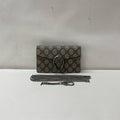 Gucci Mini Dionysus Wallet On Chain in GG Supreme Camel