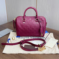 Louis Vuitton Speedy 25 Bandoulière Purple Empreinte