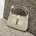 Gucci Mini Jackie 1961 Shoulder Bag in Ivory Smooth Calfskin