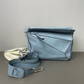 LOEWE Light Blue Soft Calfskin Medium
