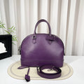 Louis Vuitton Alma PM Purple Taurillon Leather Crossbody Bag