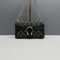 Gucci Dionysus Medium, Black GG Denim Canvas