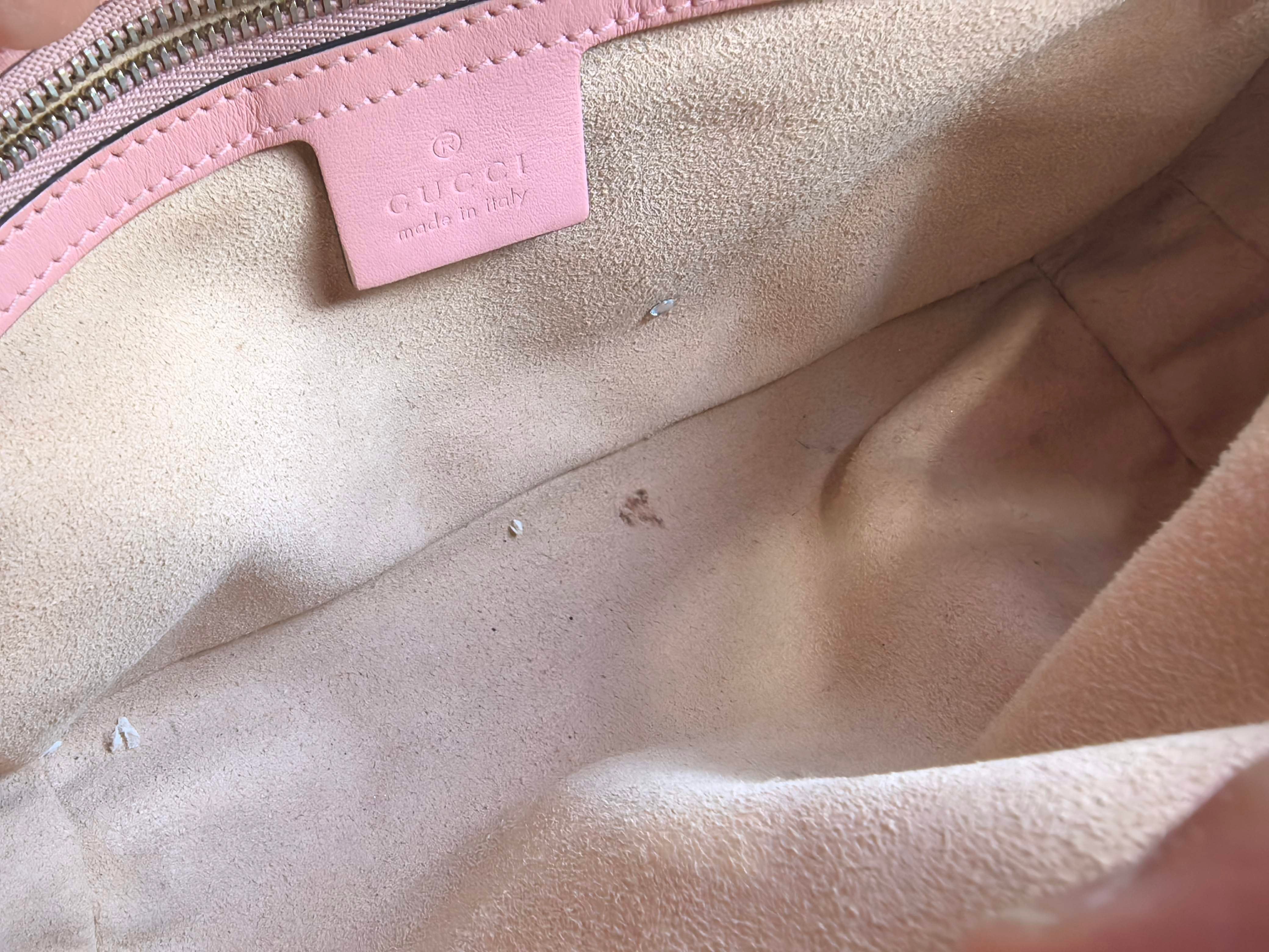 Gucci GG Marmont Medium Pink Silver Hardware