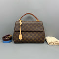 Louis Vuitton Cluny MM Monogram Canvas Gold Hardware