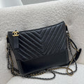 Chanel Chevron Gabrielle Hobo