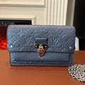 Louis Vuitton Vavin WOC Metallic Blue Monogram Empreinte