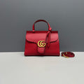 Gucci GG Marmont Top Handle Bag, Red