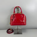 Louis Vuitton Red Vernis Alma BB