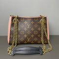 Louis Vuitton Monogram Canvas & Pink Leather Surene BB