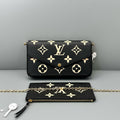 Louis Vuitton Felicie WOC Black Monogram