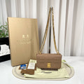Burberry Lola 18cm Quilted TB Logo Chain Bag