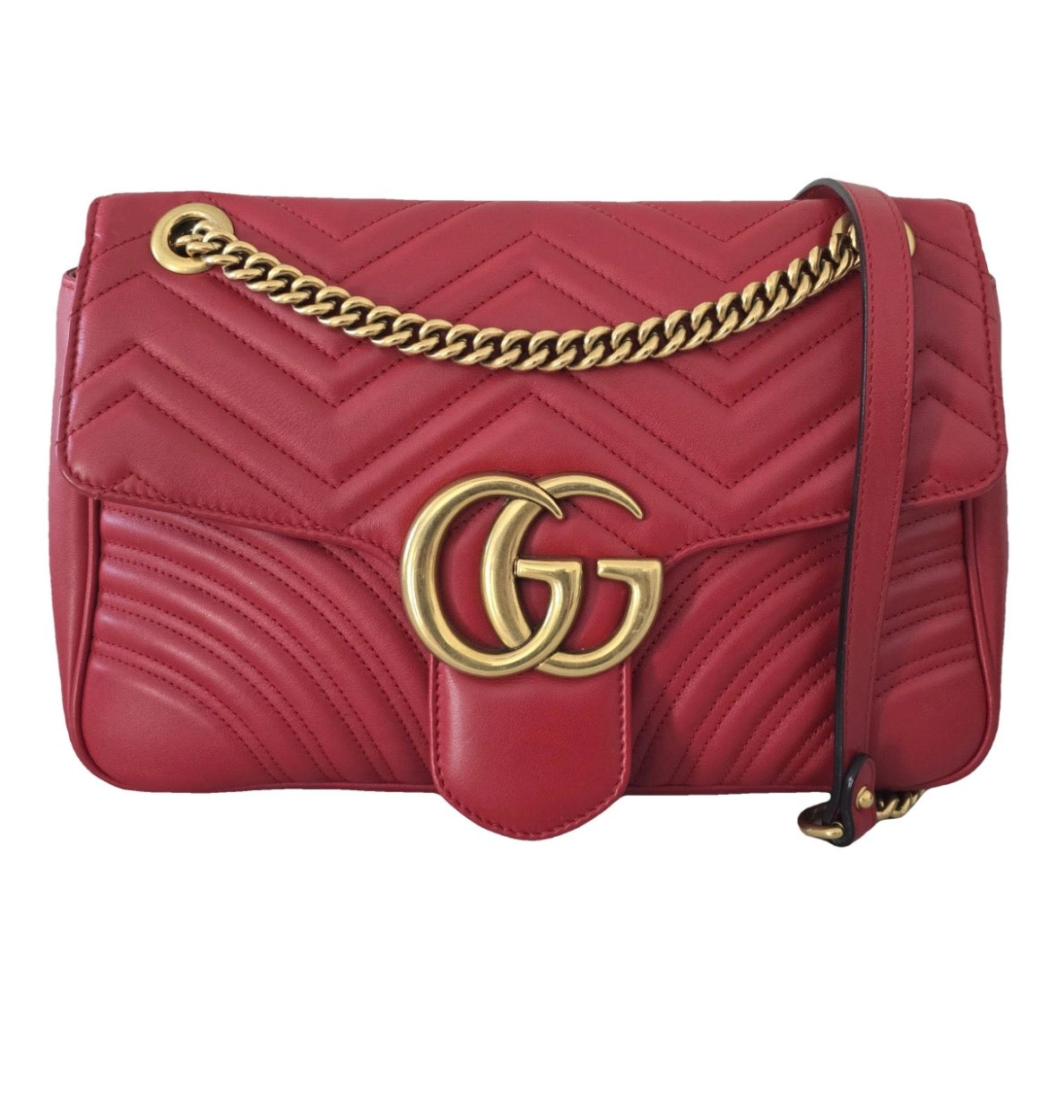 Marmont flap 30cm Large red