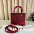 Authentic Pre-owned Dior Handbag-Burgundy