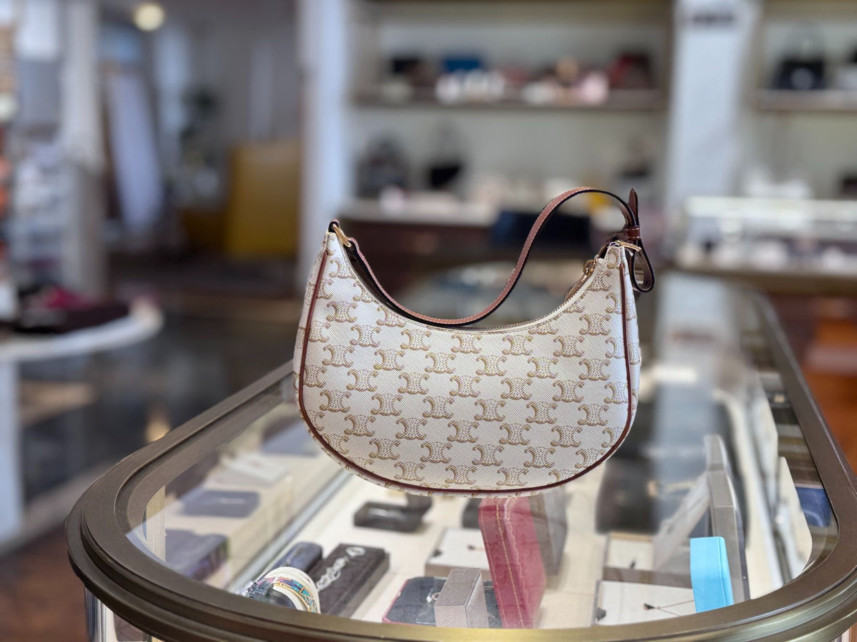 Celine Ava Hobo, White