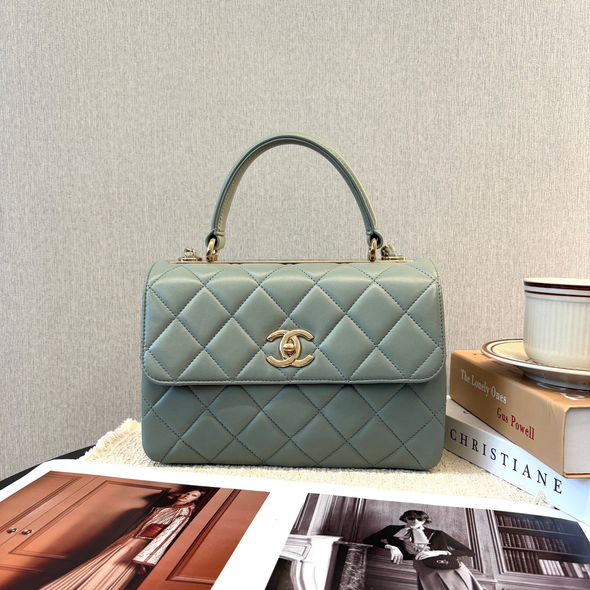 Chanel Trendy CC Medium, Light Green