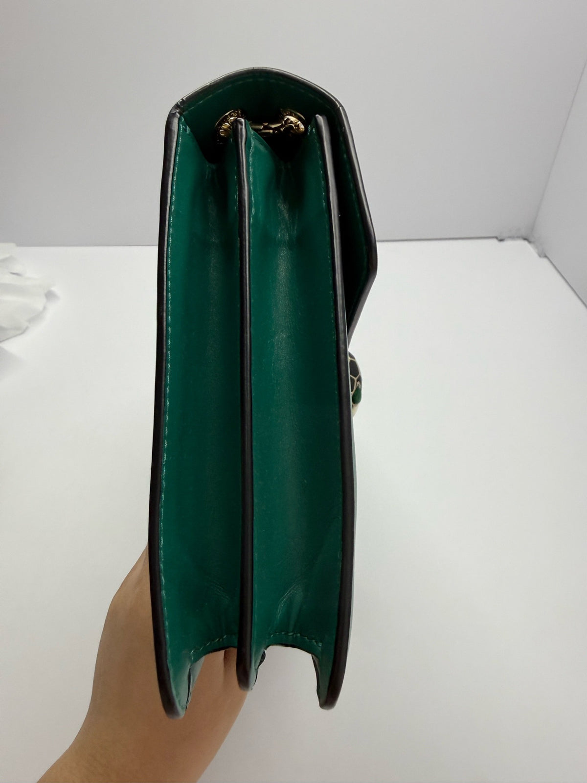 Bvlgari Serpenti Forever Shoulder Bag, Emerald Green