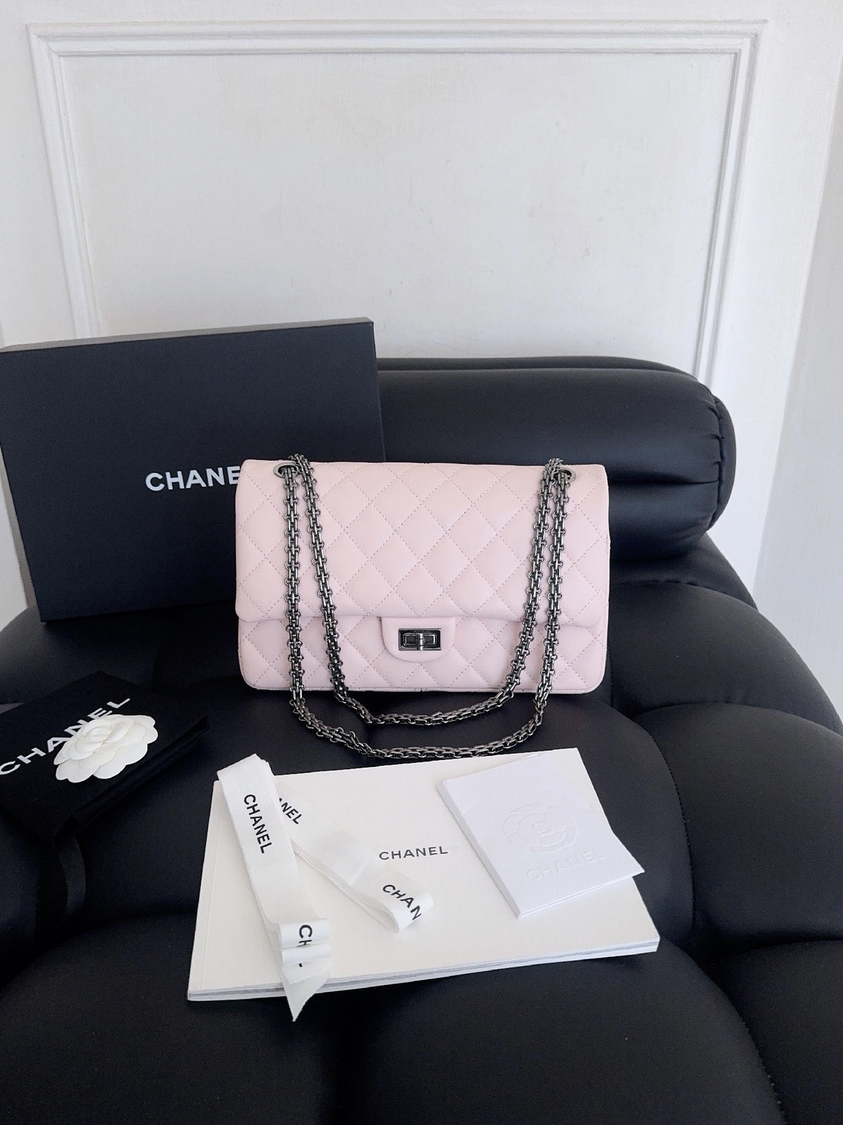 Chanel Reissue 2.55 Medium, Sakura Pink