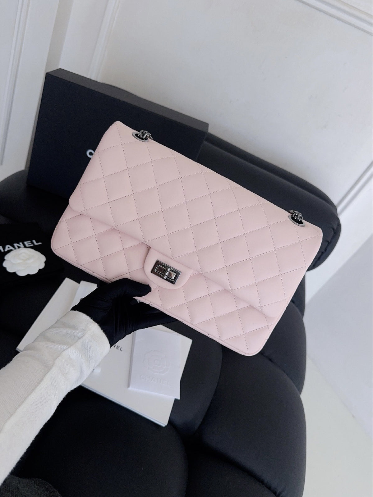 Chanel Reissue 2.55 Medium, Sakura Pink