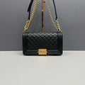 Chanel Le Boy Medium Cross‑Body Bag, Black
