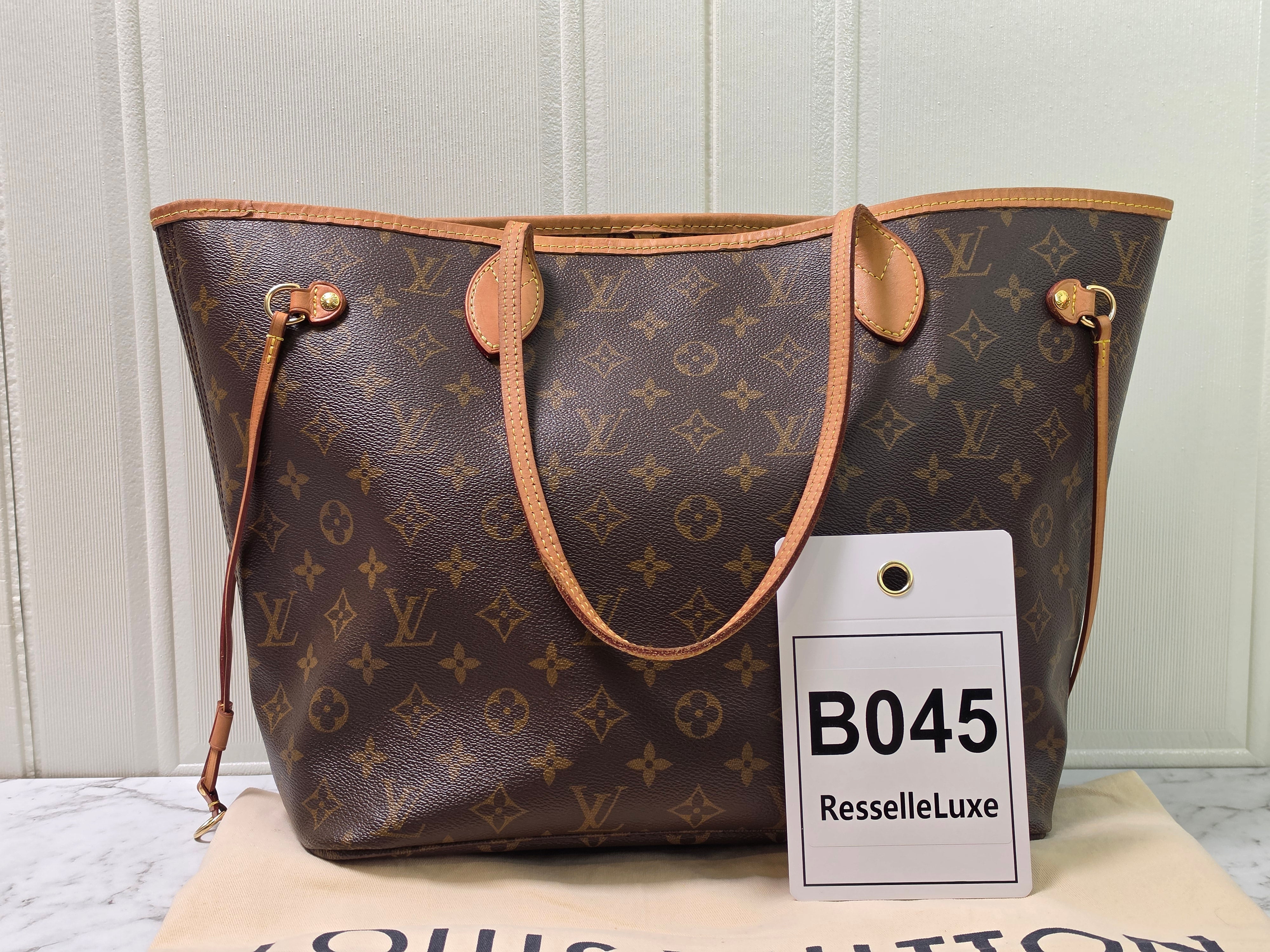 Louis Vuitton Neverfull MM Microchipped