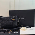 Chanel Small Gabrielle Black Hobo Bag