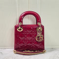 Dior Lady Dior Mini Patent Leather