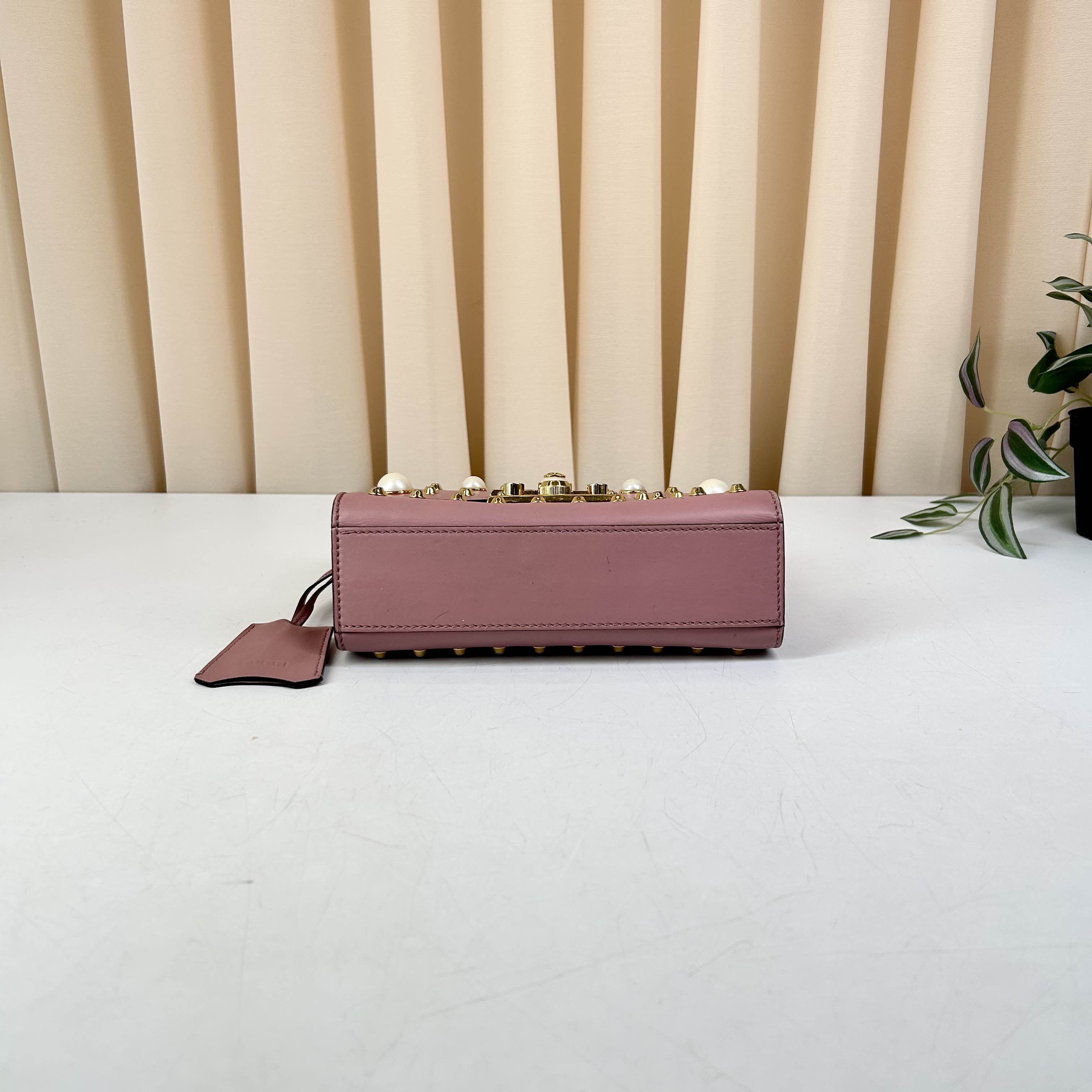 Gucci Padlock Pearl Studded