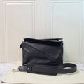 Loewe Puzzle Small Black Top Handle Bag