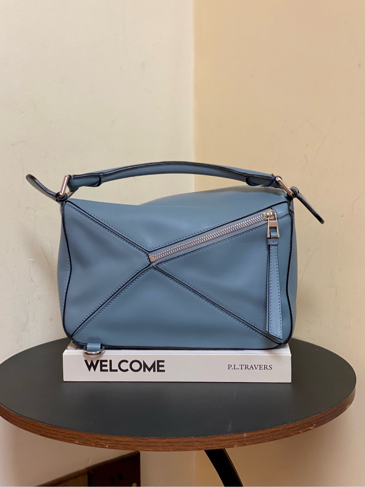 Loewe Puzzle Bag Small Fog Blue