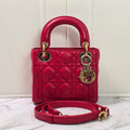 Dior Lady Dior Mini Red