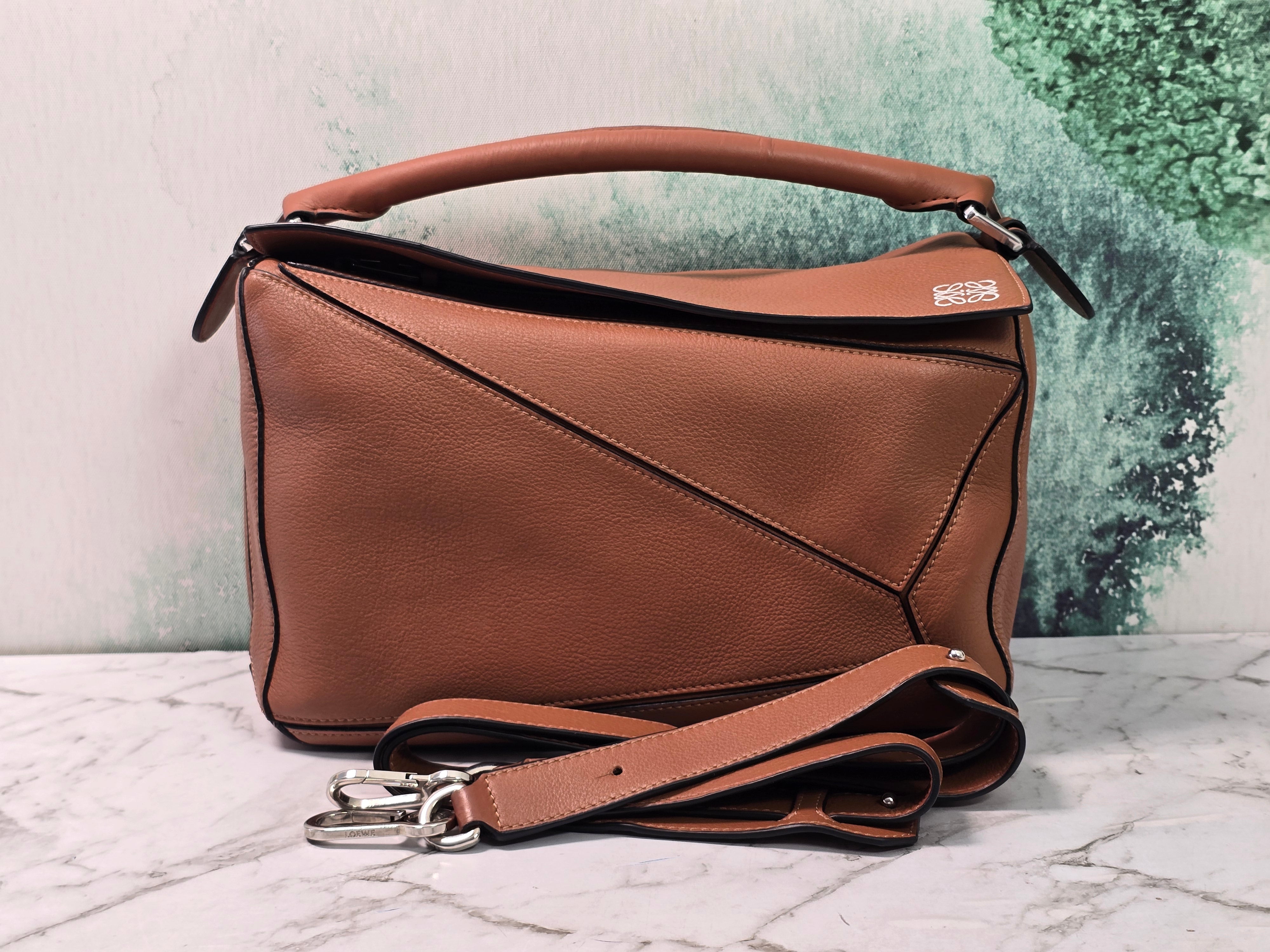 Loewe Puzzle Tan Medium Bag