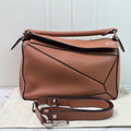 Loewe Puzzle Small Tan Leather