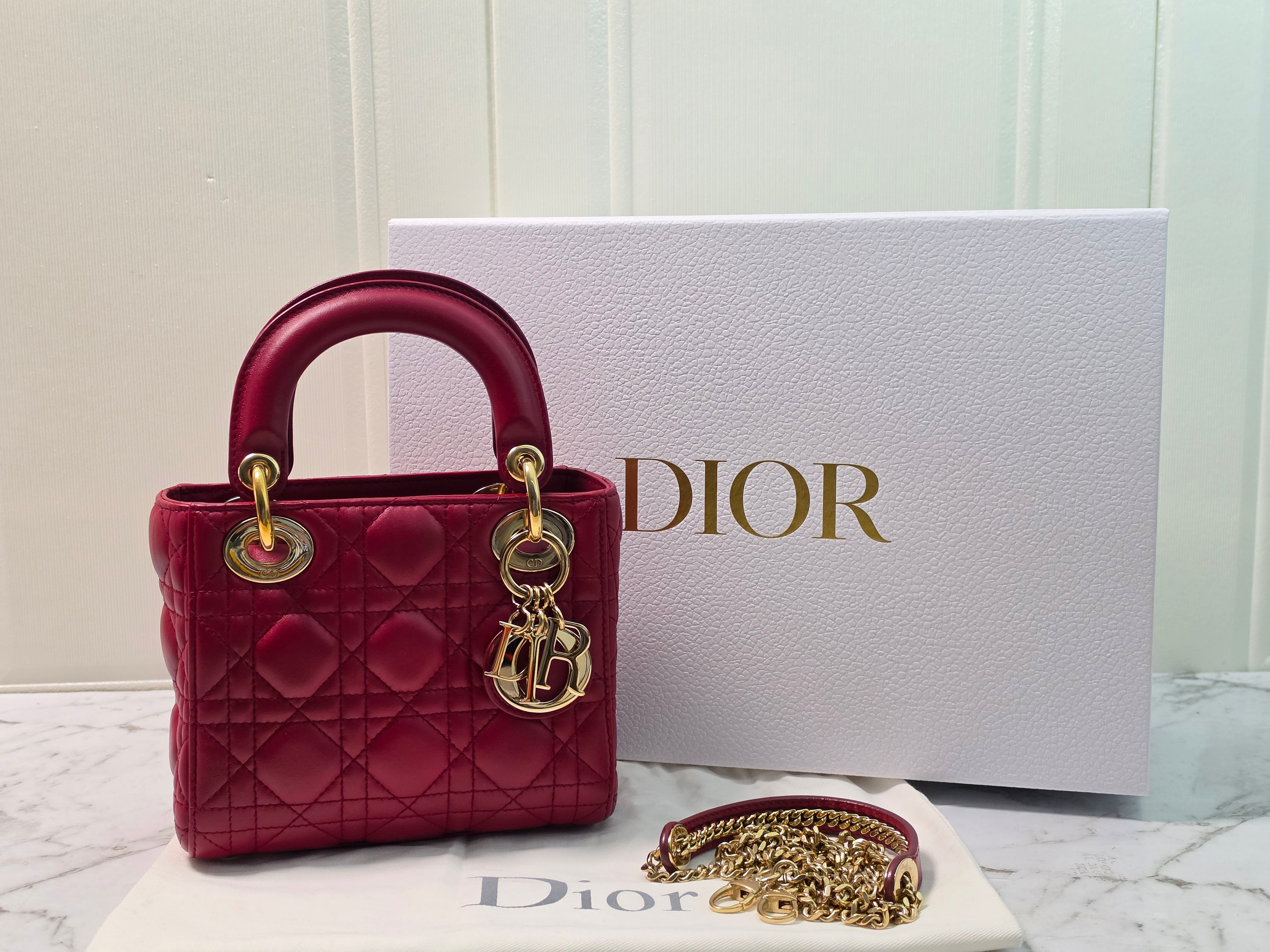 Dior Mini Lady Dior Red
