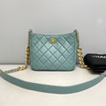 Chanel Quilted Hobo Shoulder Bag