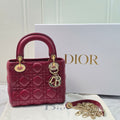 Dior Mini Lady Dior Burgundy