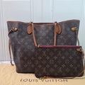 Louis Vuitton Neverfull MM Monogram Canvas Tote w/ Pouch