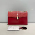 Bvlgari Serpenti Red Medium Bag
